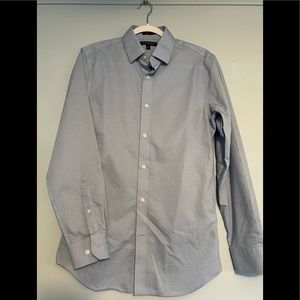 Banana Republic Mens Blue Button Up Long Sleeve